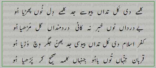 Punjabi Poetry,Sultan Baho,سلطان باہو 