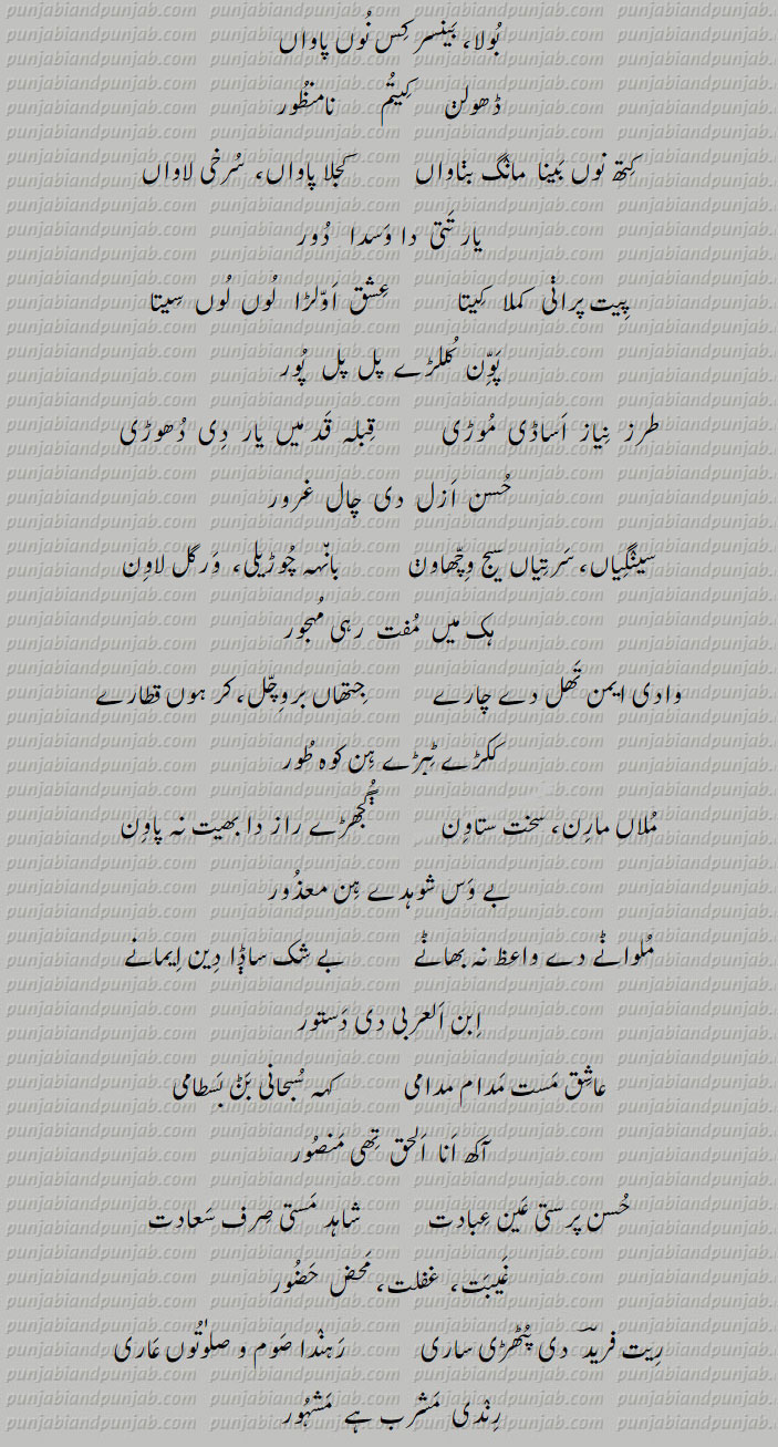 Classic Punjabi Poetry,Khwaja Ghulam Farid, خواجہ غلام فرید,Sufi Poetry, ,ڈھولن   کیتم  نا منظور 