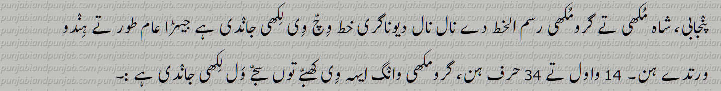 پنجابی الف بے - Punjabi Alphabet 