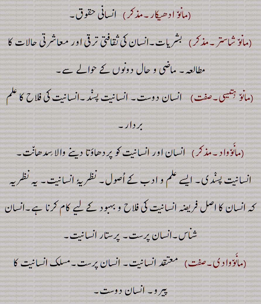 مانوواد,انسان شناس,مانووادی,,معتقد انسانیت,مانو وگیان,گیان,,مانو روپواد,عقیدۂ بشر پیکری,تجسیمیت,تشبیہیت,تجسیمی مسلک,