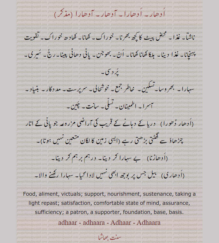 ادھار, ادھارا,ادھاری,ادھارنا, ادھار دھورا, ,Adhaar, ਆਧਾਰ,adhaar, ਅਧਾਰ,Adhaara, 	ਆਧਾਰਾ,adhaara,  ਅਧਾਰਾ, 