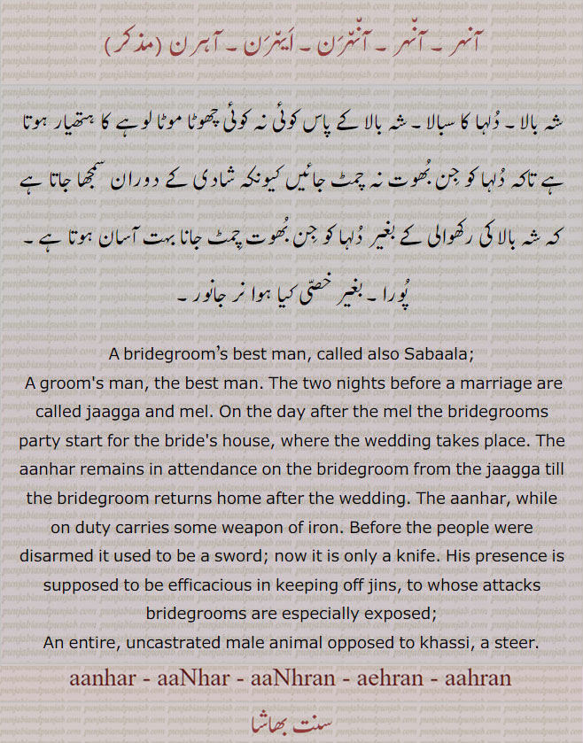 آنہر, آنہرن, ایہرن, آہرن, anhar,  aanhar, ਆਂਹਰ, aanhran, aehran, aahran, شہ بالا, سبالا, شابالا