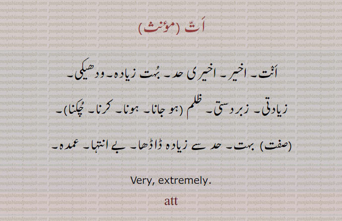 آخیر,انجام,حد, ات, انت,ant,att,ਅੰਤ ,ਅਤੱ, 