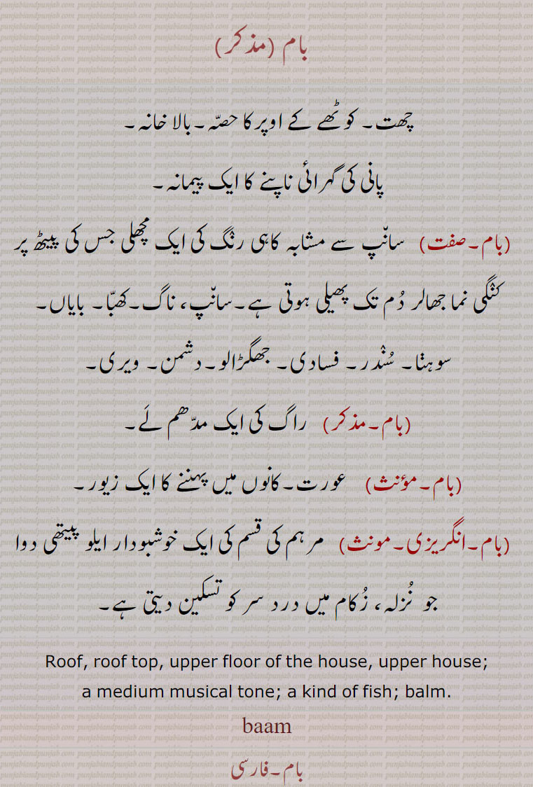 بام,baam,ਬਾਮ,bam,