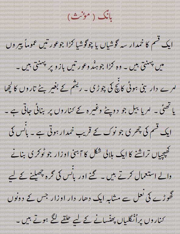 ,baank,bankk,ਬਾਂਕ, گہنا۔ بُھوکھن۔ النکار۔ٹُوم۔ ٹونب چھلا,Traditional Ornaments of Punjab,,Jewellery,jewelry,زیور