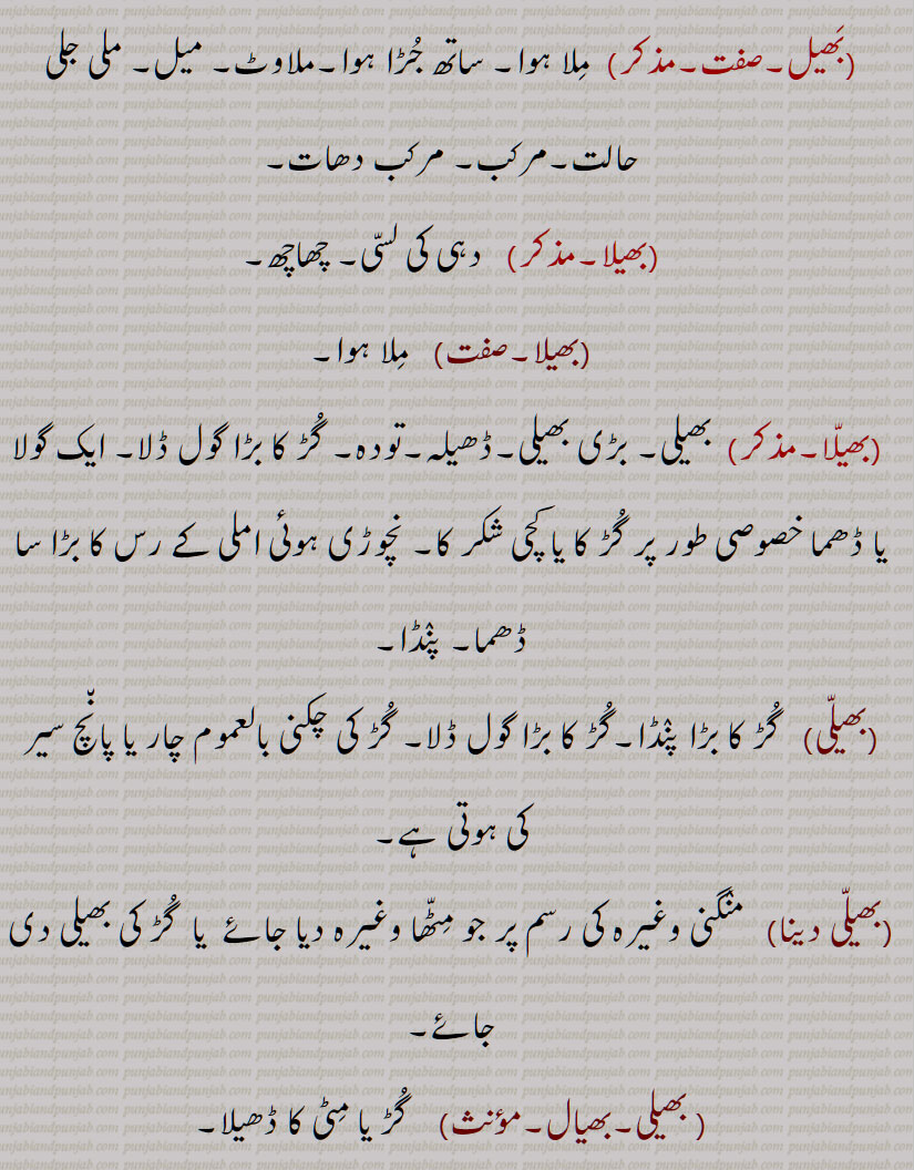  بھیل ,بھیل دا سانگ,بھیلی, بھیلنی, بھیلن,بھیل,بھیلا,بھیلی,بھیلی دینا,بھیال,بھیلڑ,,بھیلڑی,bhel, ਭੀਲ, bhelani, ਭੀਲਣੀ, bhela, Buttermilk, bhella, ਭੇਲਾੱ , cake of guR, bhelli,ਭੇੱਲੀ,bhela bheli, ਭੇਲਾ,  ਭੇਲੀ , bhelaR, ਭੇਲੜ , beR,  ਬੇੜ, bhel, ਭੇਲ , bhela, ਭੇਲਾ,  
ਭੀਲ, bheel,  ਭੀਲਣੀ, bheelani,   bhilani, bhilani,  tribe of freebooters in Central India,  female bhil,  