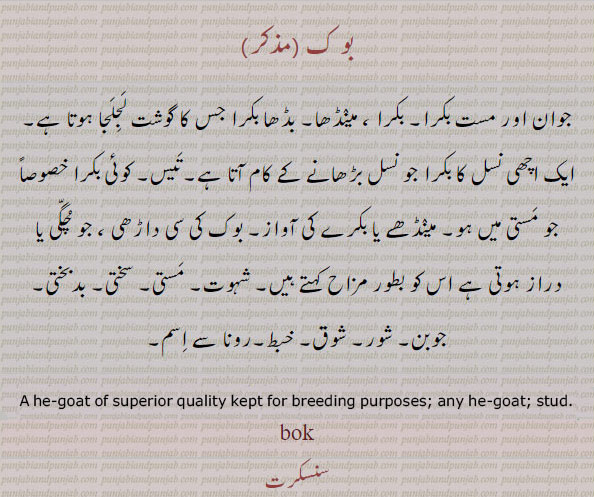 بوک,بوق,bok,booq,ਬੋਕ, ਬੂਕ