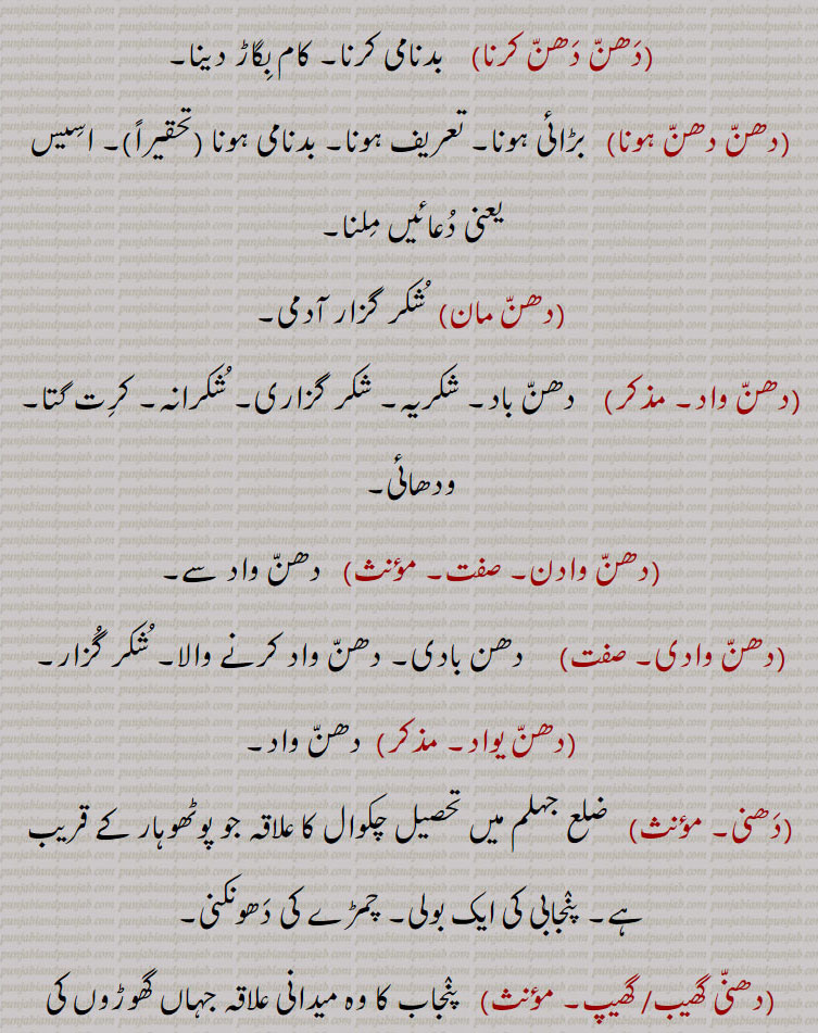  دھن,دھن باد,دھن بادی,دھن بھاگ,دھن جنم ہے,,دھن دھن کرنا,دھن دھن ہونا,دھن مان,دھن واد,دھن وادن,دھن وادی, دھن بادی, دھن واد کرنے والا,دھن یواد,دھنی,دھنی گھیب, گھیپ,dhann ,ਧੱਨ, dhann baad, dhann bhaag, dhann dhann, dhann dhann ho jaana, dhanni,  ਧੱਨੀ,,  