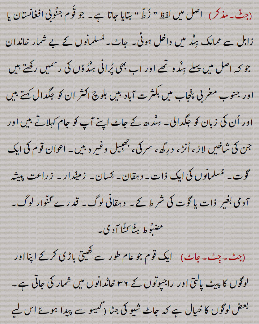 ,جٹ, جاٹ, جٹ دھار, جٹ دھار, جٹ دھاری, جٹا, جٹاں دی پاگ,جٹا جوٹ,جٹا دھاری,جٹالا,جٹاں, جٹاں, جٹاؤ, جٹوآ, جٹی, جٹل, جٹوری, ست,زط,ڄٹ,جاٹ,جٹ باد,جٹ بادھ,جٹ بوٹ,ڄٹ بھتان,جٹ بھٹان,جٹ پڽا,جٹ جپھا,جٹ جپھی,جٹ جٹالی,جٹ جٹالیاں,جٹ سوٹا مارنا,جٹ گنوار,جٹ وادھ۔ جٹ واہد,جٹ ودیا,جٹ بِدیا,جٹ بہڑ,جٹ وہڑ, جٹ ویڑ, جٹ ویہڑ,جٹا,جٹا تَر,جٹاں,جٹٹڑا,جٹاکا,جٹکا,جٹاکا,ڄٹکا,ڄٹاکا,جٹکا حساب,جٹکا نسخہ,جٹکڑی,جٹکی,جٹکے تندر,جٹکی کٹ کی,جٹل,جٹنی,جٹوکی,جٹونگڑا,جٹؤ,جٹی,جٹیٹ,جٹیٹ,جٹیٹا۔جٹیٹڑا,جٹیٹا۔جٹیٹڑا,جٹیٹی, جٹیٹڑی, jat,ਜਟ, jatt,jaat, ਜੱਟ, jaTki, kaT ki, jaTki, ਜਟਕੀ, jaTeTa, ਜਟੇਟਾ, jaTeTi, ਜਟੇਟੀ, jaTka, ਜਟਕਾ, jaTT booT,  jaTT bahiR, jaTT wahiR, wahaR, jaTT waahad, jaTT waadh, jaTT biddia, widdia, jaTTi, jaTooNgaRa, jaTooriaN, jaTT jappha, jaTbhutaan, jaTbhutaan, jaTaaka, jaTka, jaTooNgaRa, jaaT, ਜਾਟ ,jatoori ,ਜਟੂਰੀ, jaturian, ਜਟੂਰੀਆਂ , jataa joot, jataa dhari,  ਜਟਾ ਜੂਟ,  ਧਾਰੀ ਜਟਾ ,jata,  ਜਟਾ ,jataaN,  ਜਟਾਂ , jatal, jatil,  ਜਟਲ , ਜਟਿਲ, jatka,  ਜਟਕਾ, jatka hisaab, ਜਟਕਾ ਹਿਸਾਬ, jatka nuskha, ਜਟਕਾ ਨੁਸਖ਼ਾ, jataaka, ਜਤਾਕਾ, jaToorian, ਜਟੂਰੀਆਂ, jaTooRi, ਜਟੂਰੀ, jaTooNgaRa, ਜਟੂੰਗਡ਼ਾ, jaTTi, ਜੱਟੀ,,name of tribe, ایک ,ذات, جاہل, سادہ۔, بال, caste, 