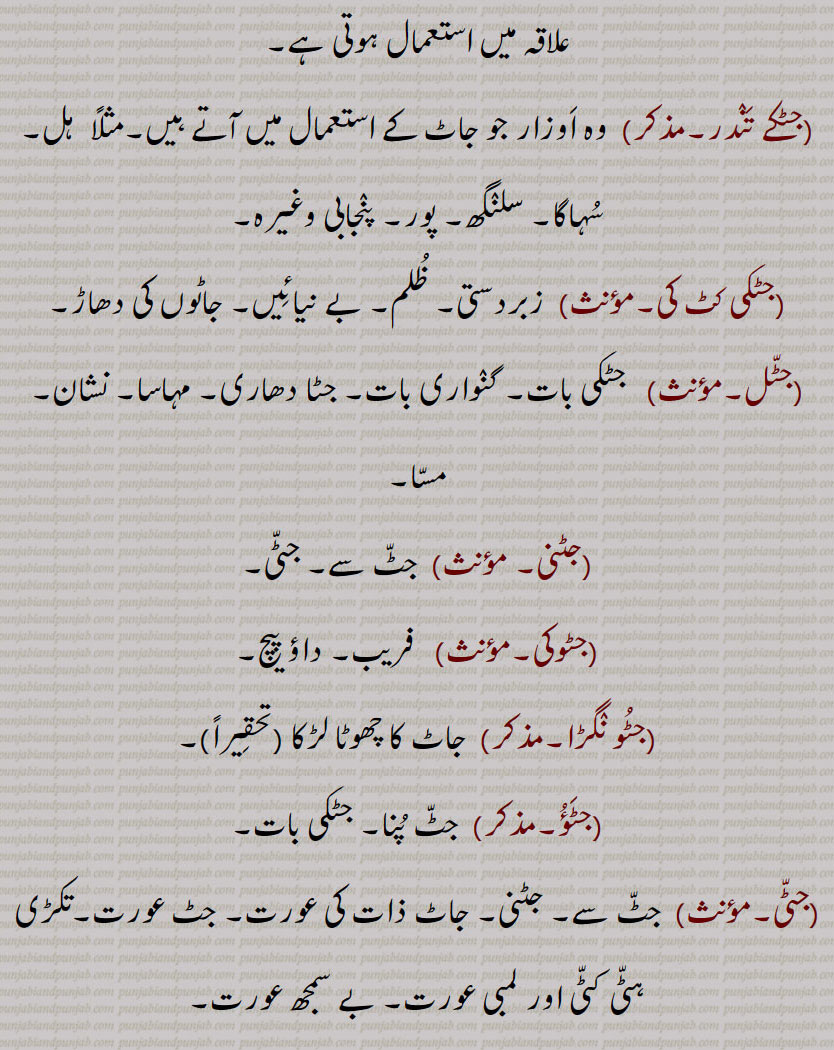 ,جٹ, جاٹ, جٹ دھار, جٹ دھار, جٹ دھاری, جٹا, جٹاں دی پاگ,جٹا جوٹ,جٹا دھاری,جٹالا,جٹاں, جٹاں, جٹاؤ, جٹوآ, جٹی, جٹل, جٹوری, ست,زط,ڄٹ,جاٹ,جٹ باد,جٹ بادھ,جٹ بوٹ,ڄٹ بھتان,جٹ بھٹان,جٹ پڽا,جٹ جپھا,جٹ جپھی,جٹ جٹالی,جٹ جٹالیاں,جٹ سوٹا مارنا,جٹ گنوار,جٹ وادھ۔ جٹ واہد,جٹ ودیا,جٹ بِدیا,جٹ بہڑ,جٹ وہڑ, جٹ ویڑ, جٹ ویہڑ,جٹا,جٹا تَر,جٹاں,جٹٹڑا,جٹاکا,جٹکا,جٹاکا,ڄٹکا,ڄٹاکا,جٹکا حساب,جٹکا نسخہ,جٹکڑی,جٹکی,جٹکے تندر,جٹکی کٹ کی,جٹل,جٹنی,جٹوکی,جٹونگڑا,جٹؤ,جٹی,جٹیٹ,جٹیٹ,جٹیٹا۔جٹیٹڑا,جٹیٹا۔جٹیٹڑا,جٹیٹی, جٹیٹڑی, jat,ਜਟ, jatt,jaat, ਜੱਟ, jaTki, kaT ki, jaTki, ਜਟਕੀ, jaTeTa, ਜਟੇਟਾ, jaTeTi, ਜਟੇਟੀ, jaTka, ਜਟਕਾ, jaTT booT,  jaTT bahiR, jaTT wahiR, wahaR, jaTT waahad, jaTT waadh, jaTT biddia, widdia, jaTTi, jaTooNgaRa, jaTooriaN, jaTT jappha, jaTbhutaan, jaTbhutaan, jaTaaka, jaTka, jaTooNgaRa, jaaT, ਜਾਟ ,jatoori ,ਜਟੂਰੀ, jaturian, ਜਟੂਰੀਆਂ , jataa joot, jataa dhari,  ਜਟਾ ਜੂਟ,  ਧਾਰੀ ਜਟਾ ,jata,  ਜਟਾ ,jataaN,  ਜਟਾਂ , jatal, jatil,  ਜਟਲ , ਜਟਿਲ, jatka,  ਜਟਕਾ, jatka hisaab, ਜਟਕਾ ਹਿਸਾਬ, jatka nuskha, ਜਟਕਾ ਨੁਸਖ਼ਾ, jataaka, ਜਤਾਕਾ, jaToorian, ਜਟੂਰੀਆਂ, jaTooRi, ਜਟੂਰੀ, jaTooNgaRa, ਜਟੂੰਗਡ਼ਾ, jaTTi, ਜੱਟੀ,,name of tribe, ایک ,ذات, جاہل, سادہ۔, بال, caste, 