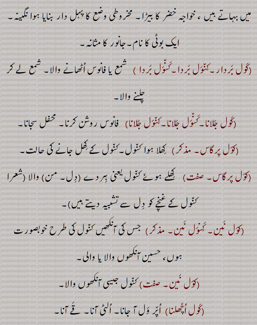 کول, کول , کنول,کنول,کمل, کنول, نیلوفر,  کول ڈوڈا , کول چپنی , دریائی پودے کا پھول جو سطح آب پر کھلتا ہے,کنول, فانوس, کول بردار,کنول بردا,کنول بردا, کول جلانا,کنول جلانا,کنول جلانا, کول پرگاس, کول پرگاس, کول نین, کنول نین, کول نین, کول اچھلنا, کول چپنی, کول ڈوڈ, کول ڈوڈا, کول سدھا ہونا, کول سر, کول کھڑنا, کول گٹا,کنول گٹا,کنول گٹا, کول ہلنا,  کول نال, کنول نال, کول قیف,کنول قیف, کول دما, کنول دما, کول روپ, کنول روپ, کول زہ,کنول زہ, کول چرن,کنول چرن,کول چک,کنول چک, کولار, کولا سن, کنول آسن, کنول آسن, کوْلا, کولا, کوْلا پتی, کوْلا کنت, کوائی,مذکر, کول, کنول, کنول باد,کنول باؤ / بائی, کنولا, کنولی, kaNwal, The name of a flower, the lotus ,Nymphoea alba, the heart, nilofar, Nymphæa alba, N. cærulea, N. pubiseens, N. Lotus, N. stellata, Nat. Ord. Nymphæaceæ, N. edulis, kaNwal khiRNa, lotus, kaNwal, kaul - kawal, ਕੰਵਲ , ਕਵਾਈ, ਨੀਲੋਫਰ