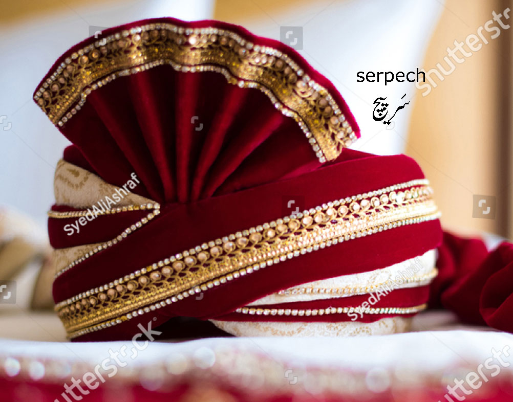   سر پیچ,sarpech,ਸਰਪੇਚ,زغاں,زیغا,جیغہ, Traditional Ornaments of Punjab,Jewellery,jewelry,zaiwar,زیور, ,گہنا,بُھوکھن,النکار,ٹُوم,ٹومب,ٹونب چھلا, 